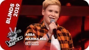 'ABBA - Mamma Mia (Cedrik) | Blind Auditions | The Voice Kids 2019 | SAT.1'