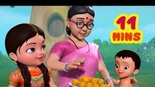 'Nanamma Nanamma - నువ్వంటే నాకు చాలా ఇష్టం | Telugu Rhymes for Children | Infobells'
