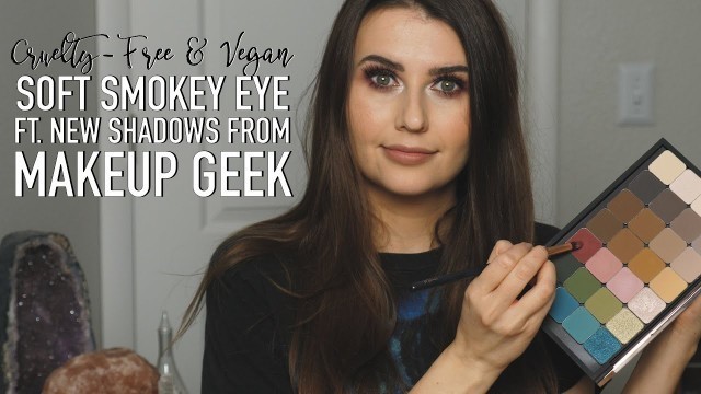 'Cruelty-Free Smoky Eye look ft NEW vegan Makeup Geek Shadows - Logical Harmony'