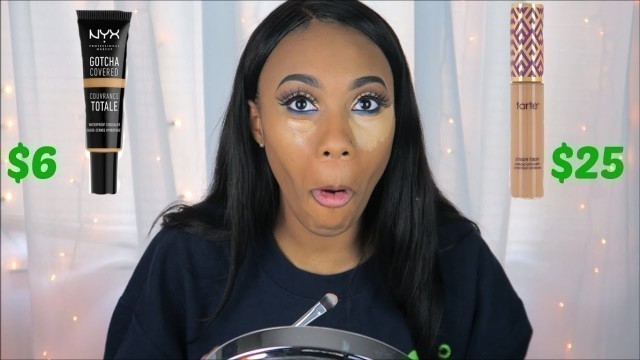 'Nyx Gotcha Covered Vs. Tarte Shape Tape ~ Demo & Review'