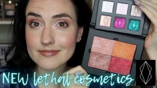 'NEW Lethal Cosmetics Blushes + Multichromes | Swatches, Close Ups, Tutorial + Review!'