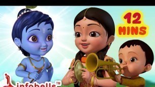 'Tappetloy Talaloy – Little Krishna Song | Telugu Rhymes for Children | Infobells'