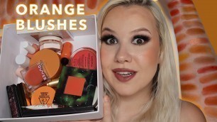 'Orange Blushes | Em Cosmetics, Lethal Cosmetics, Unearthly Cosmetics, Oden\'s Eye, Fenty + MORE'