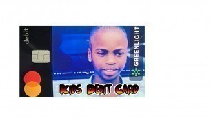 'GreenLight Credit Card For Kids/Mastercard Debit'