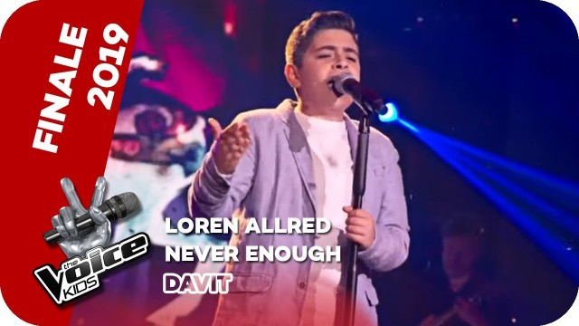 'Loren Allred - Never Enough (Davit) | Finale | The Voice Kids 2019 | SAT.1'