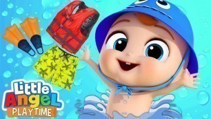 'Swimming Time! | Fun Sing Along Songs by Little Angel Playtime'