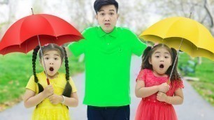 'Rain Rain Go Away Song | Suri & Annie Sing-Along Nursery Rhymes & Kid Songs'