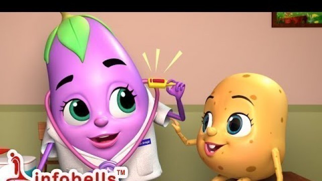 'Baby Aloo Doctor Vaddaku Velutondi | Telugu Rhymes for Children | Infobells'