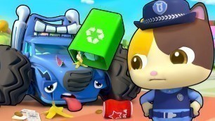 'Naughty Monster Truck | Police Cartoon, Doctor Cartoon | Kids Songs | Kids Cartoon | BabyBus'