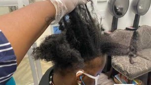 'Transformation cut| Hair line damaged from wig wearing | picture video'