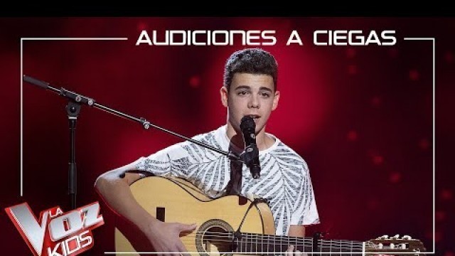 'Rubén Gómez canta \'Tres puñales\' | Audiciones a ciegas | La Voz Kids Antena 3 2022'