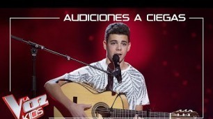 'Rubén Gómez canta \'Tres puñales\' | Audiciones a ciegas | La Voz Kids Antena 3 2022'