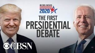 'Trump and Biden face off in chaotic first 2020 presidential debate | FULL DEBATE'