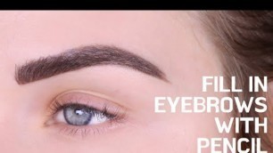 'How I Fill In My Microbladed Eyebrows'