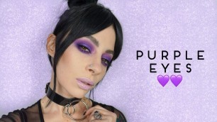 'Vibrant Purple Eyes | Vegan & Cruelty Free Makeup Tutorial'