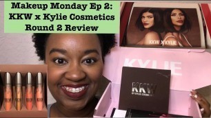'KKW x Kylie Cosmetics Round 2 |Review & Lip Swatches| Brown Skin'