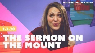 'The Sermon on the Mount // Preschool Online Worship'