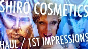 'SHIRO COSMETICS: HAUL + FIRST IMPRESSIONS — Indie, Vegan, Cruelty-Free Makeup Brand!'