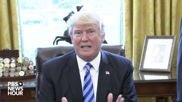 'President Trump comments on GOP health care bill being pulled'