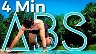 '3K SUBSCRIBER VIDEO - 4 MIN ABS WORKOUT - (Low Impact + Bodyweight)'