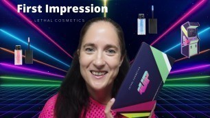 'First Impression @Lethal Cosmetics  1UP Lidschattenpalette | Juli 2022 | Antje\'s Wereld'