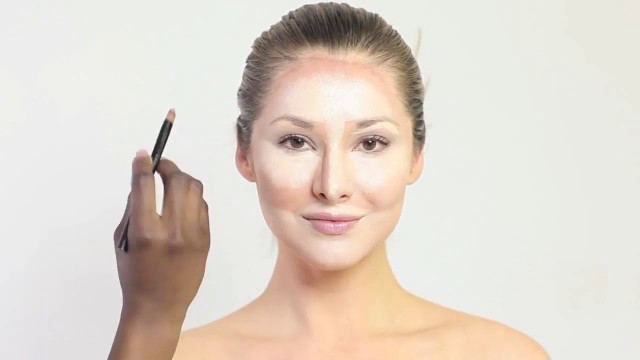 'Easy Contour for Oval Shaped Face Emani 100% Vegan Cosmetics'
