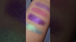 'NIGHTFLOWER PALETTE DE LETHAL.COSMETICS, SWATCHES'