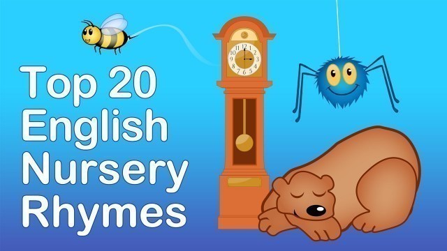 'TOP 20 ENGLISH NURSERY RHYMES | Compilation | Nursery Rhymes TV | English Songs For Kids'