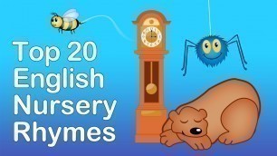 'TOP 20 ENGLISH NURSERY RHYMES | Compilation | Nursery Rhymes TV | English Songs For Kids'