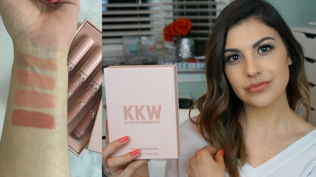 'KKW x Kylie Cosmetics Review & Swatches!'