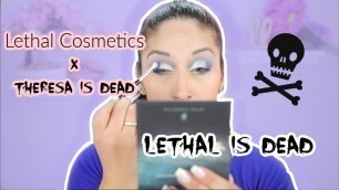 'Trying Lethal Cosmetics For the First Time!! Lethal is Dead Palette'