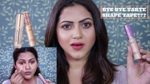 'TARTE SHAPE TAPE DUPE?? | MAKEUP REVOLUTION CONCEALER REVIEW | GoGlam'