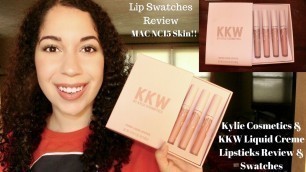 'Kylie Cosmetics KKW Collab Review & Swatches'
