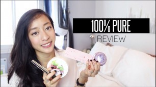 'REVIEW | 100% PURE (All Natural, Organic, Vegan Makeup)'
