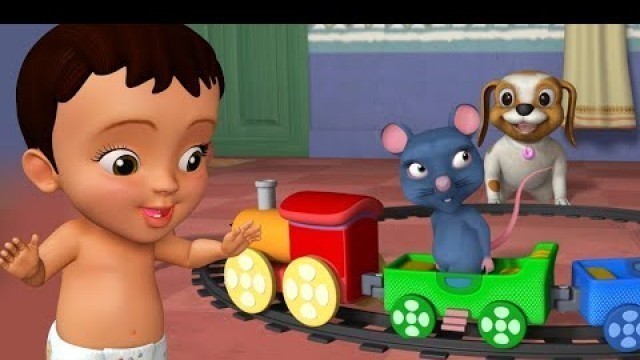 'Chuku Chuku Railu - Train Song | Telugu Rhymes for Children | Infobells'