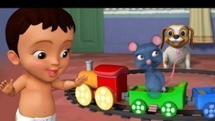 'Chuku Chuku Railu - Train Song | Telugu Rhymes for Children | Infobells'