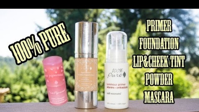 '100% Pure Makeup Review l Vegan Makeup l xolivi'