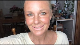 'Everyday bronzed natural look for mature skin using vegan makeup.'
