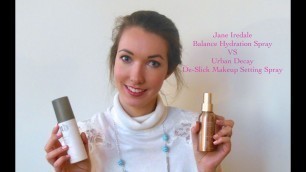 'Jane Iredale Hydration Spray Vs Urban Decay Makeup Setting Spray'