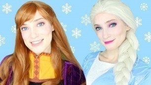 'Frozen 2 ANNA and ELSA Makeup Tutorial | Cosplay and Halloween Tutorial | Samantha Moon'