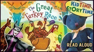 'THE GREAT TURKEY RACE | Thanksgiving Day Story | Kids Books Read Aloud'