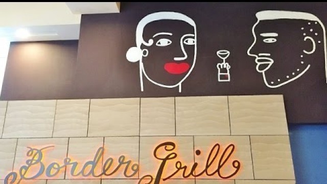 '4* REVIEW Border Grill Mandalay Bay Las Vegas - Menu / Patio Outside Dining Lazy River / Cocktails'