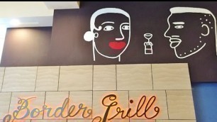 '4* REVIEW Border Grill Mandalay Bay Las Vegas - Menu / Patio Outside Dining Lazy River / Cocktails'
