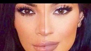 'HOW TO CONTOUR YOUR FACE FOR BEGINNERS | KKW x Kylie Jenner'