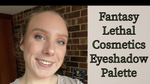 'Lethal Cosmetics Fantasy Custom Eyeshadow Palette'