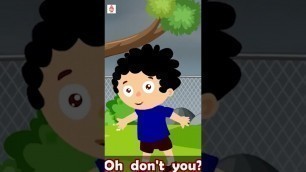 'I Hear Thunder Song | Kids Poems | Children Rhymes | Kids Songs | AMULYA KIDS | #ytshorts'