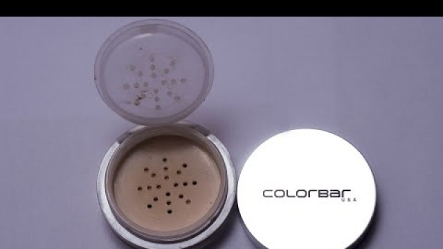 'Colorbar flawless air brush finish loose powder review. best loose powder for bridal makeup |'