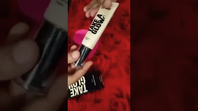 'Mars take a glow illuminating primer#review #shorts #makeup #youtubeshorts'