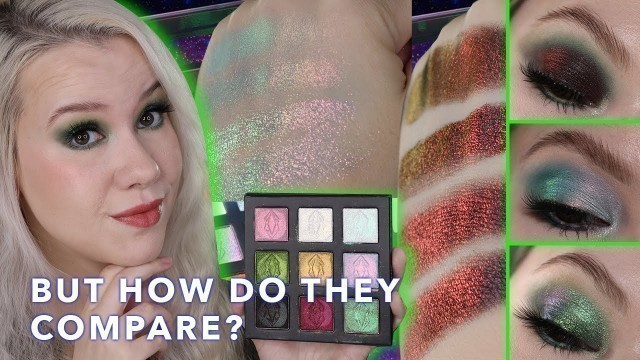 'Lethal Cosmetics NEW Multichromes! | Swatch comparisons & 3 Looks'