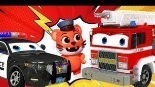 'Super Firefighter and Police Rescue Teams + More Nursery Rhymes & Kids Songs by #appMink'